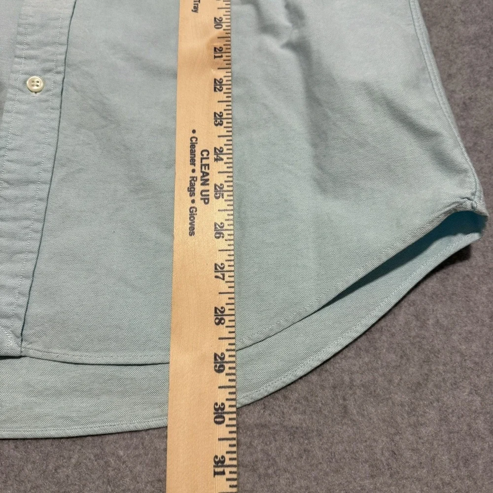 Polo Ralph Lauren Men Teal Classic Fit Long Sleeve Oxford Shirt Size M
